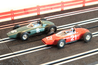 Albi Slot GP - F1 BRM P57 et Ferrari 156 F1