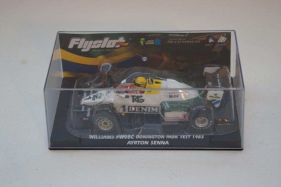 FlySlot W40101 - Williams FW08C Donnington Park Test 1983 Ayrton Senna