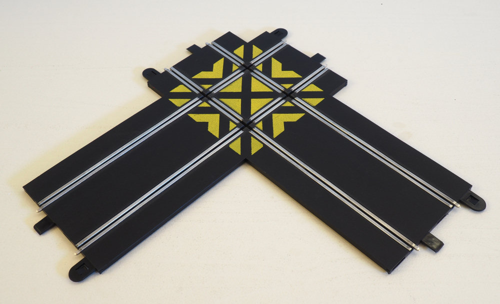 Scalextric croisement intersection  90
