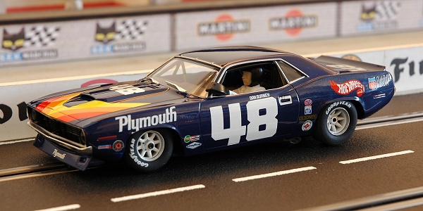 Albi Slot GP - SCX : Plymouth AAR Cuda #48 Dan Gurney