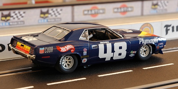 Albi Slot GP - SCX : Plymouth AAR Cuda #48 Dan Gurney