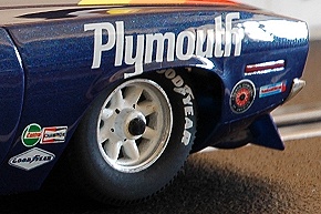 Albi Slot GP - SCX : Plymouth AAR Cuda #48 Dan Gurney