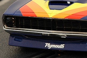 Albi Slot GP - SCX : Plymouth AAR Cuda #48 Dan Gurney
